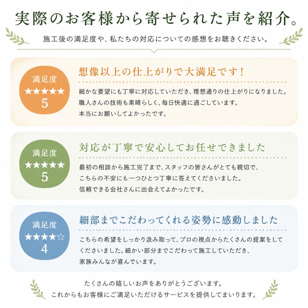 お客様の声