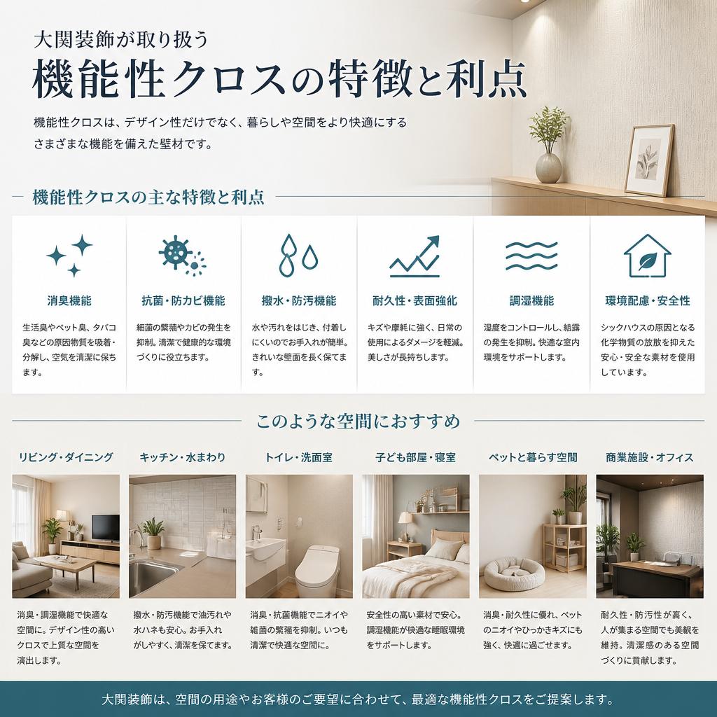 4. 機能性クロスの種類