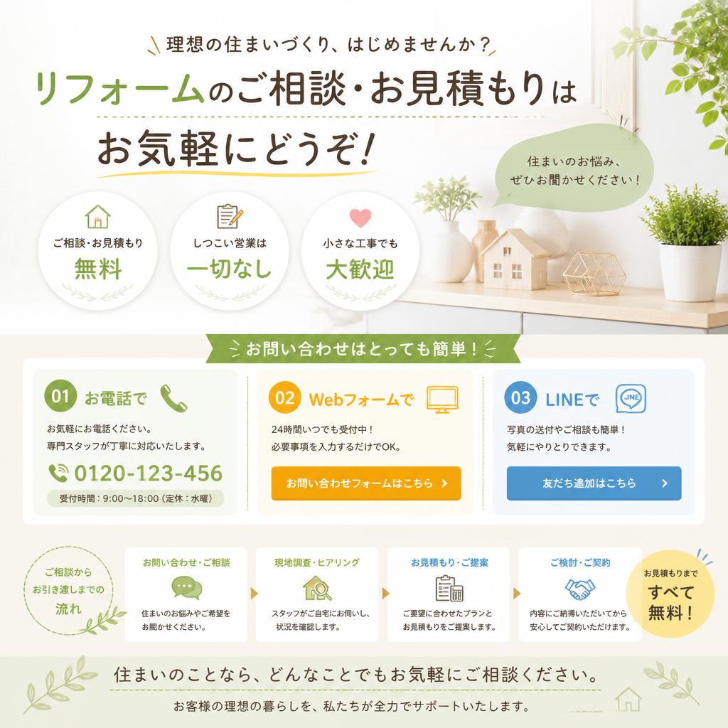 7. お問い合わせ・無料見積もり