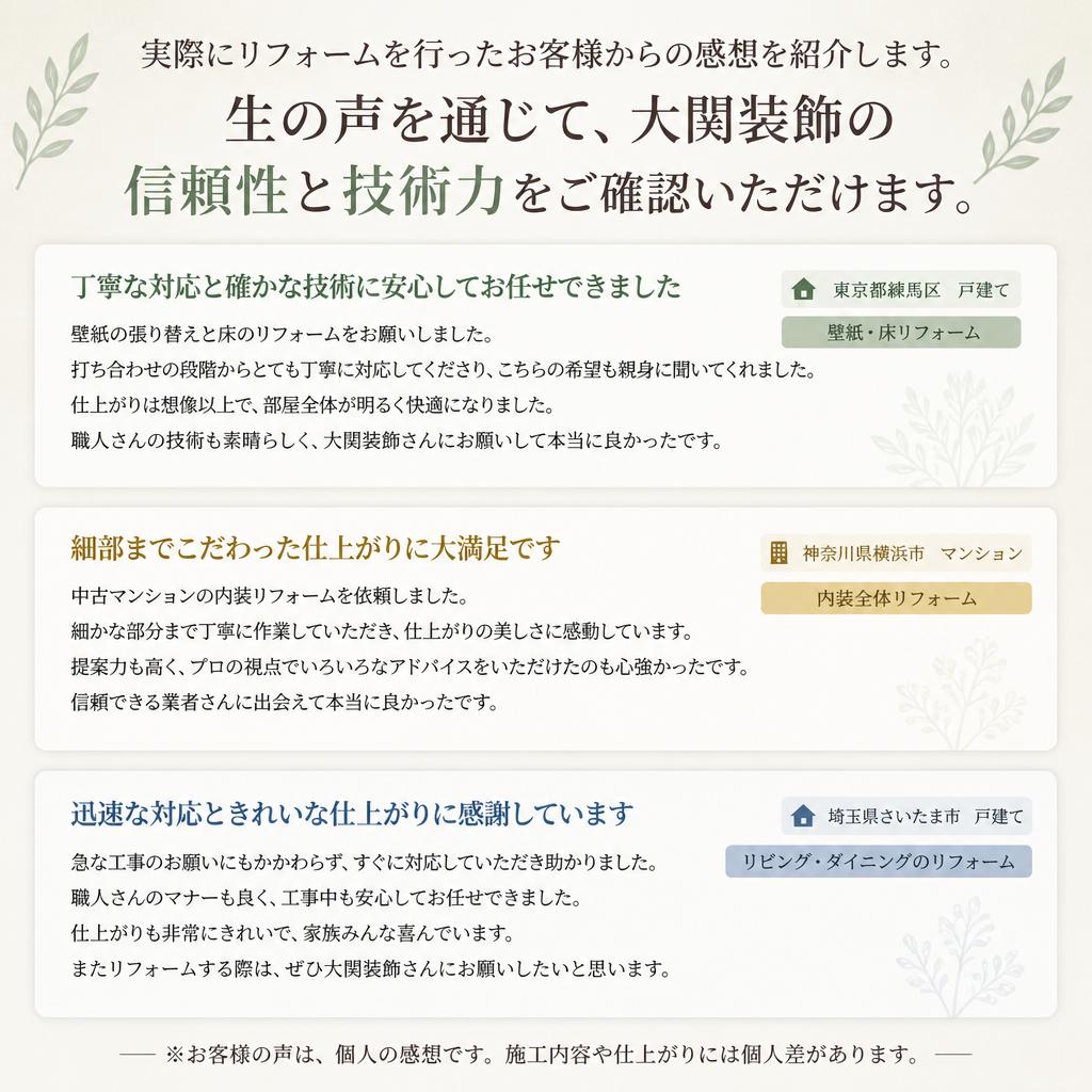 お客様の声