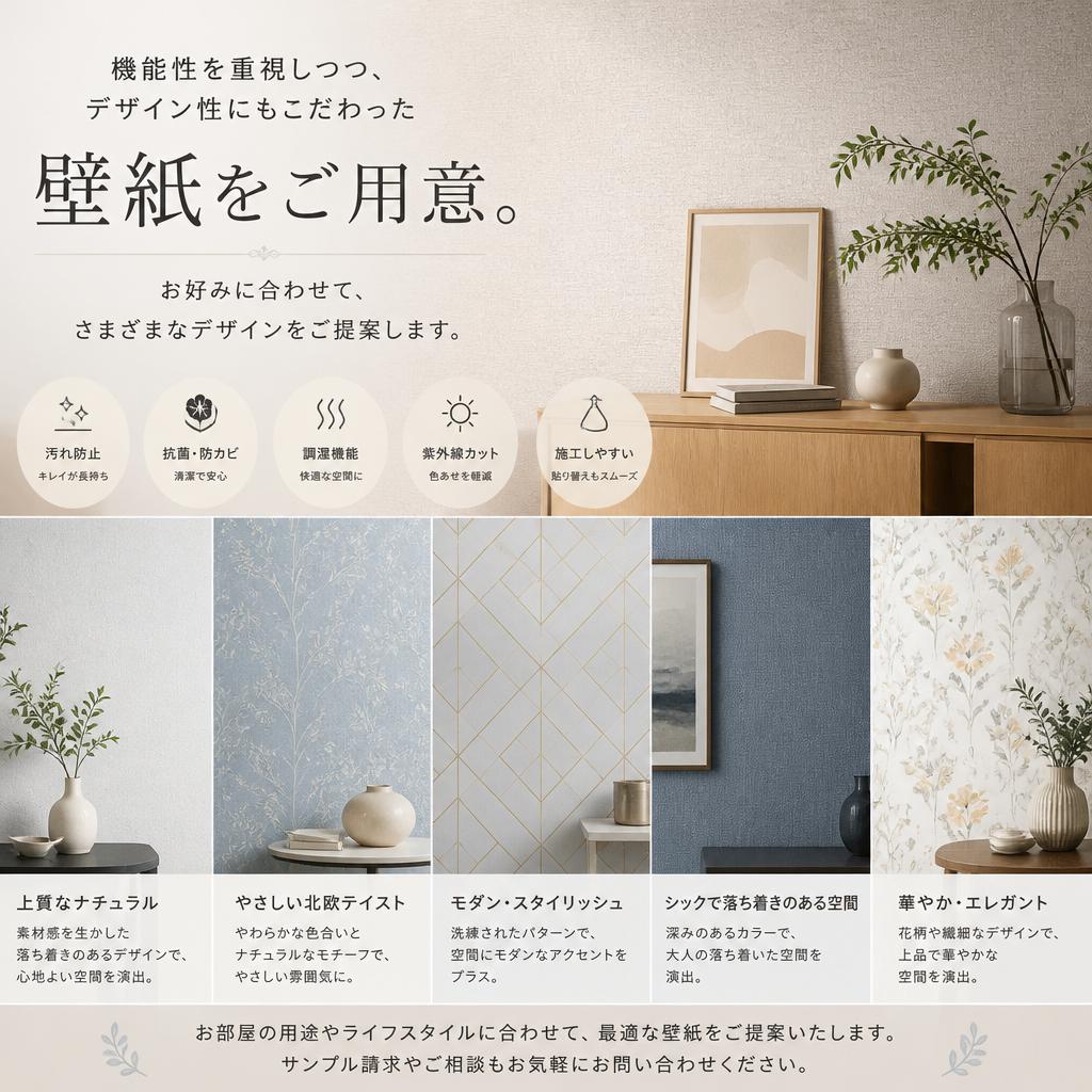 多彩なデザイン