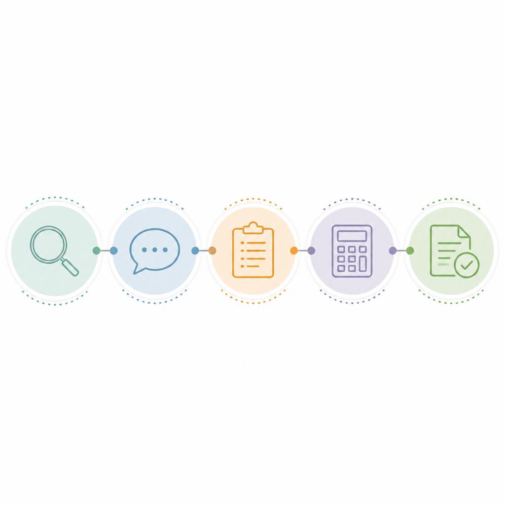 5. プロによる無料お見積り
