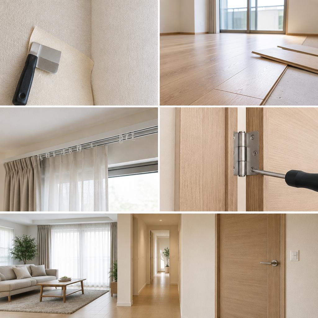 壁紙も床も建具も。暮らしの印象を変える内装の仕事